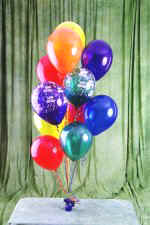  Ankara Sincan hediye sevgilime hediye iek  19 adet uan balon demeti balonlar