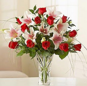  Ankara Sincan �i�ek yolla , �i�ek g�nder , �i�ek�i   12 adet k�rm�z� g�l 1 dal kazablanka �i�e�i