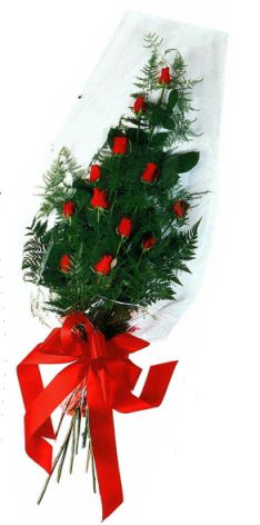  Ankara Sincan ucuz �i�ek g�nder  11 adet kirmizi g�l saten kurdelali 