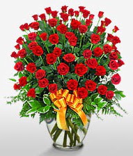 G�rsel vazo i�erisinde 101 adet g�l  Ankara Sincan hediye sevgilime hediye �i�ek 
