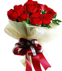 9 adet k�rm�z� g�lden buket tanzimi  Ankara Sincan �i�ek , �i�ek�i , �i�ek�ilik 