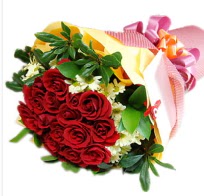 12 adet k�rm�z� g�l ve papatyalar  Ankara Sincan kaliteli taze ve ucuz �i�ekler 