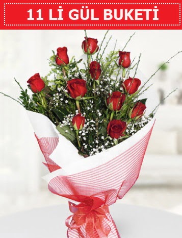 11 adet k�rm�z� g�l buketi A�k budur  Ankara Sincan �i�ek , �i�ek�i , �i�ek�ilik 