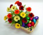  Ankara Sincan yurti�i ve yurtd��� �i�ek sipari�i  sepette gerbera �i�ekleri 