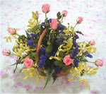  Ankara Sincan ucuz �i�ek g�nder  pembe g�llerden sepetde