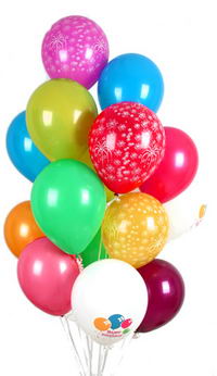  Ankara Sincan internetten �i�ek sipari�i  30 adet u�an balon buketi demeti renkli