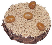 Kestahaneli yas pasta 4 ile 6 kisilik pasta  Ankara Sincan online �i�ek g�nderme sipari� 