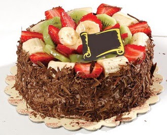 pastaci firmasindan 4 ile 6 kisilik �ikolata meyvali yaspasta  Ankara Sincan online �i�ek g�nderme sipari� 