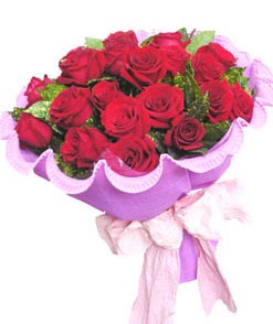 12 adet k�rm�z� g�lden g�rsel buket  Ankara Sincan �i�ek sipari�i vermek 