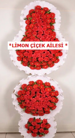 3 katl� k�rm�z� d���n a��l�� �i�e�i  Ankara Sincan hediye �i�ek yolla 