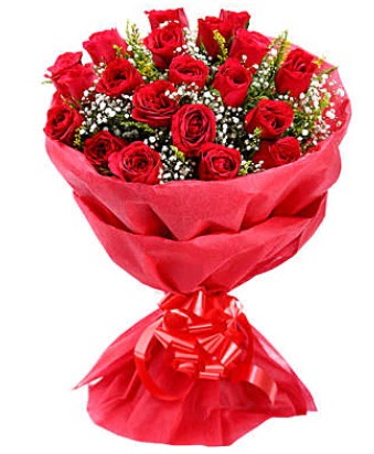 21 adet k�rm�z� g�lden modern buket  Ankara Sincan hediye �i�ek yolla  