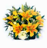  Ankara Sincan �i�ek yolla , �i�ek g�nder , �i�ek�i   Lilyumlardan bir sepet �zel